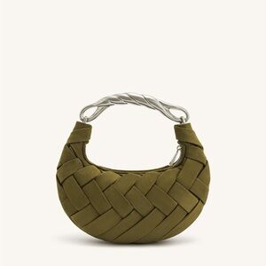 JW PEI Orla Weave Handbag - Dark Olive